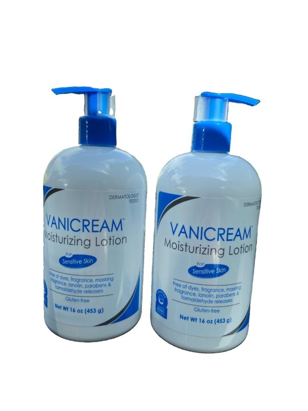 2 Pack Vanicream For Sensitive Skin Moisturizing Lotion, 16 oz